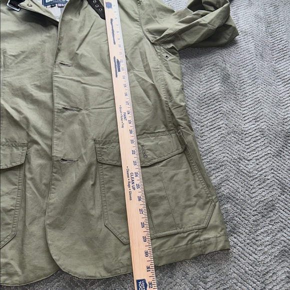 BARBOUR SANDER MEN’S DRESS TARTAN KHAKI GREEN JACKET LARGE - Picture 13 of 15